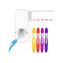 Otomatik Diş Macunu Sıkacağı ve Diş Fırçası Tutucu Banyo Askı Set Diğer