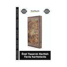Özel Üretim Oyun Ahşap Hobi Özel Tasarım Haritalı Tavla Haritatavla