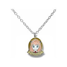 Spy X Family Anya Forger Figürlü Kolye Sevimli Anime Karakter Takısı 60 Cm Zincirli Çok renkli