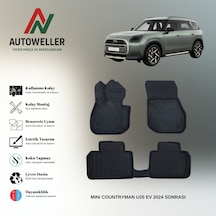 Mini Countryman U25 Ev 2024 Sonrası Uyumlu Havuzlu Oto Paspas Elektrikli