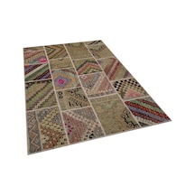 Eşsiz Güzelliğe Sahip Patchwork El Dokuma Halı 160 X 230 Cm 6082
