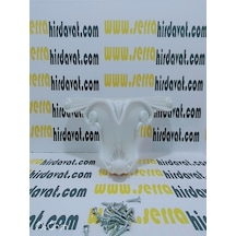 Serrahırdavat 12 Cm Aslan Ayak Desenli Beyaz (5 Adet Gönderilir)