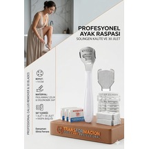 Transformacion 30 Jilet Yedekli Topuk Rendesi Nasır Törpüsü Aleti Pedikür Raspası Solingen Profesyonel 718813
