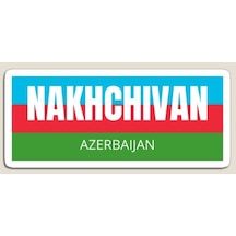 Azerbaycan Azerbaijan Nahcivan 17 Cm Araba Sticker Etiket