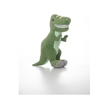 Sevimli Yeşil Dinozor, Tirex Peluş Oyuncak - Yumuşak Ve Eğlenceli Oyun Arkadaşı 40 Cm Yeşil