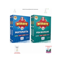 Paraf 8. Sınıf Lgs İnteraktif Matematik+fen 2 Kitap Seti