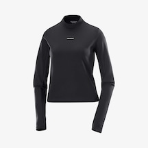 Salomon Shakeout Blıss Ls Kadın Koşu Tişört Deep Black Lc2660000 Siyah