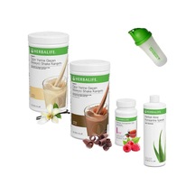 Herbalife Shake Vanilya 1 Çikolata 1 Çay Ahududu Aloe Vera Shaker