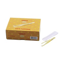 Taksun Tw-30 Metal Cımbız Gold Şeffaf Pvc Kılıflı - 60'li Paket