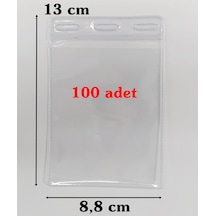 Yaka Kartı Poşeti 13X8.8 Cm 100 Adet