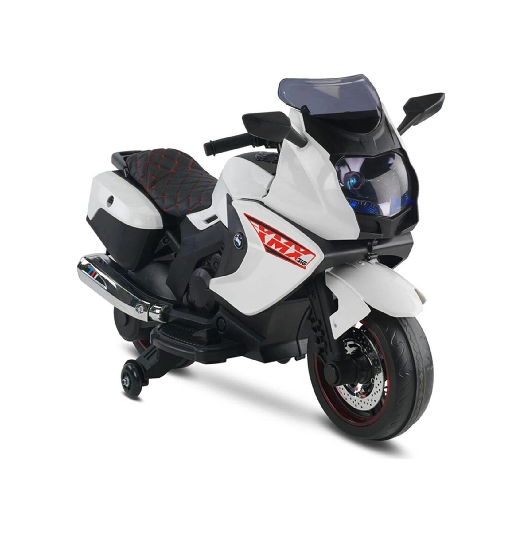 438a Xmx-316 Ledli Akülü Motor 12 Volt Beyaz Beyaz