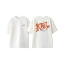 Thewert Avenged Sevenfold 4 Tasarım Sırt Baskılı Pamuk Beyaz Oversize T-shirt