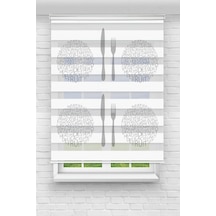 Perdeoutlet38 Baskılı Renkli Çatal Bıçak Dijital Baskılı Zebra Perde-cocuk Odası-stor Perde Model:pz-905 Çok Renkli