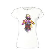 Marilyn Monroe - Love Beyaz Kadın Tshirt 001