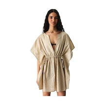 Penti Pastel Bej Neri Kaftan