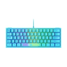 Sones Zıyoulang K61 62 Tuşlu RGB Kablolu Aydınlatmalı Oyuncu Klavye