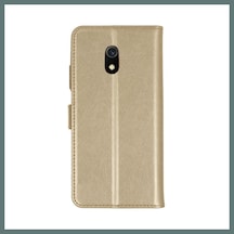 Bezos Redmi 8a 4g Trend S Plus Kapaklı Kılıf - Gold Ventra