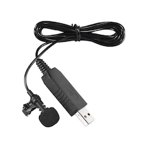 Usb Jak Girişli Bilgisayar Laptop Mac Youtuber Yaka Mikrofonu