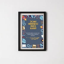 Mühendilerine Özel Yazılı Çerçeve 20 X 30