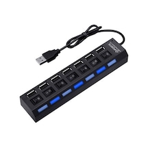 7 Port Usb Hub - On/Off Switch Işıklı - Usb Çoklayıcı - Chipli (552904325)