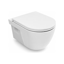 Isvea Soluzione Xx Asma Klozet 52 Cm - Kapak Dahil, Beyaz Soft Close 2 Parça Set Isv.36.01.03.05