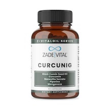Zade Vital Curcunig 60 Kapsül Çörek Otu Yağı, Zerdeçal, Boswellia Serrata, Piperin, Manganez