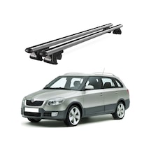 Venüs Skoda Fabia Scout Sw 2009-2014 Uyumlu Gri Ara Atkı Port Bagaj Tavan Barı