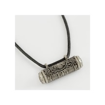 Ayet - 469 - Kabı - Novapazr - Uçlu Kolye-siyah Gümüş Rengi