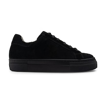 Deery Hakiki Süet Siyah Sneaker Kadın Ayakkabı - Z1681zsyhc03 Siyah