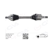 Ön Aks Komple Sol Volvo V40 Iı 2.0 12 C30 2.0 12 C70 Iı 2.0 D 08 09 V50 2.0 06 12 Otomatik Şanzıman 36001180-36002447-36011265
