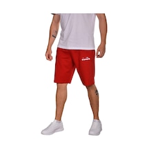 Diadora Mesa - Pamuklu Kırmızı Spor Şort - Dıadoramesa