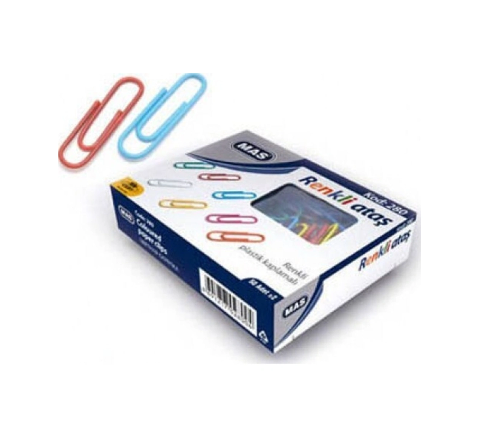 280 Renkli Ataş Pvc Kaplı 28mm 5 Adet
