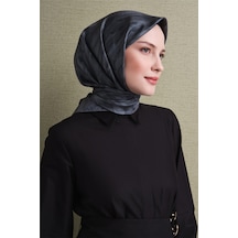 Armine Sura İpek Eşarp 2026-2027 - Sonbahar Kış-asm9630 Füme