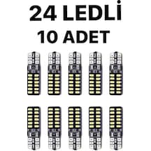 T10 Led Canbus Dipsiz Led Ampulü Canbus 10 Adet