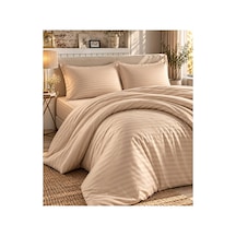 Pamuk Saten Soft Touch Premium Çift Kişilik Özel Kutulu Nevresim Takımı Seti 4 Parça Cappucino - 943622227 Cappucino