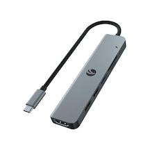 Vcom Cue18 Type-c To Hdmi 4k 30hz +usb3.0+usb-a2.0+sd2.0+tf2.0+pd 3.0 100w Çoklayıcı