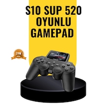 2025 A Kalite S10 Gamepad 520 Oyunlu Tv Bağlantılı Retro Atari Konsolu