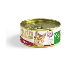 Nutri Feline Tahılsız Sığır Etli Kedi Konservesi 85 Gr