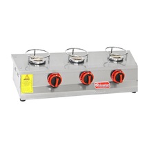 Himaksan  Endüstriyel Doğalgazlı 3 Ocaklı Künefe Ocağı Makinesi