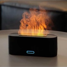 Ankatek Yedi Volkanik Usb Renkli Nemlendirici Masaüstü Difüzörü, Aromatik Esans 02 Xx - 1.0 Ahşap Yeşil