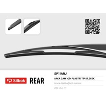 Sılbak Silecek Süpürgesi Arka Plastik Tip 260mm Mercedes-benz B-class 09/11 Sp11arj