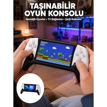 Mey İthalat Kompakt Ve Hafif Retro Oyun Konsolu 1000 Klasik Oyun Dahil