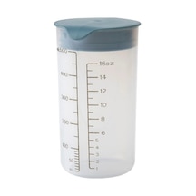 Ikea Standardmått Kapaklı Ölçü Ve Karıştırma Kabı 500 Ml 15 Cm Şeffaf - Lacivert 1 Parça