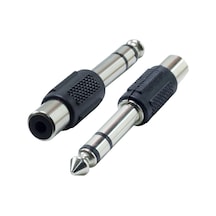 6.3 Mm Stereo Erkek / 1 Tos Dişi Çevirici Jack 4434