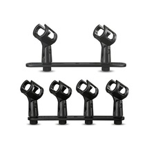 Wondernest A16 Çift Başlı Mikrofon Klipsi, Alüminyum Direk Mikrofon Aksesuarları