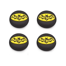 Cafele PS4 - PS5 - Xbox One X/S - Series X - Series S Analog Koruyucu Silikon Pad Siyah Batman
