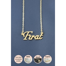 Fırat - 991 - - Csmo-tex - İsimli Kolye-sarı Çok renkli