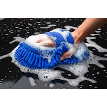 Nobera Premium Mikrofiber Araba Yıkama Süngeri Çift Yüzlü Makarna Mop Bez 1 Adet