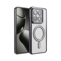 Xiaomi Mi 14t Pro Joke Simli Magneticsafe Kılıf - Siyah 0.2M-Çok Renkli