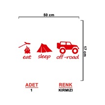 Kırmızı - 50cm X 17cm